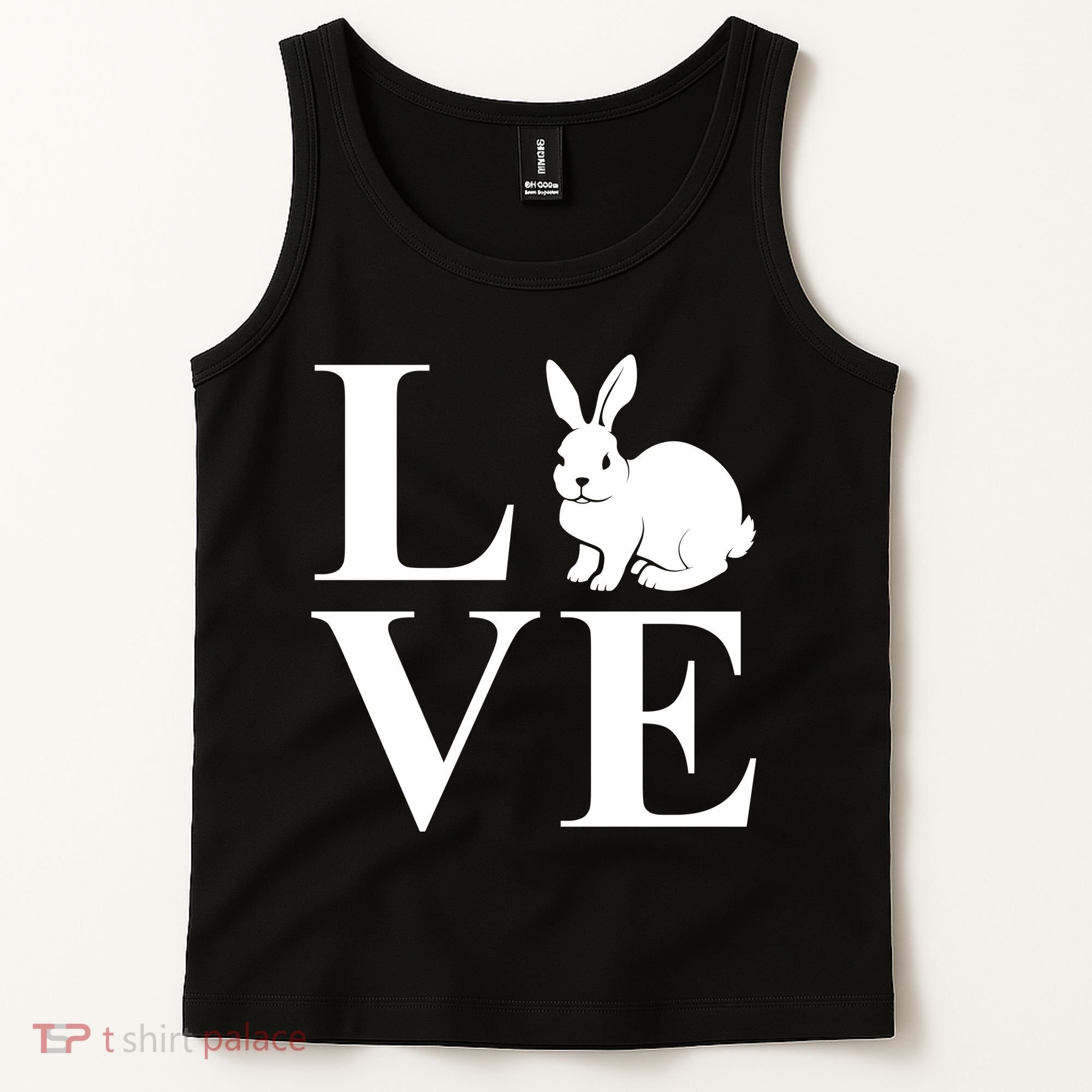 Love Easter Bunny Rabbit Tank Top
