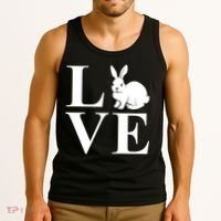 Love Easter Bunny Rabbit Tank Top thumb 3