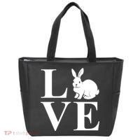 Love Easter Bunny Rabbit Tote Bag thumb 0