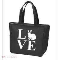 Love Easter Bunny Rabbit Tote Bag thumb 3