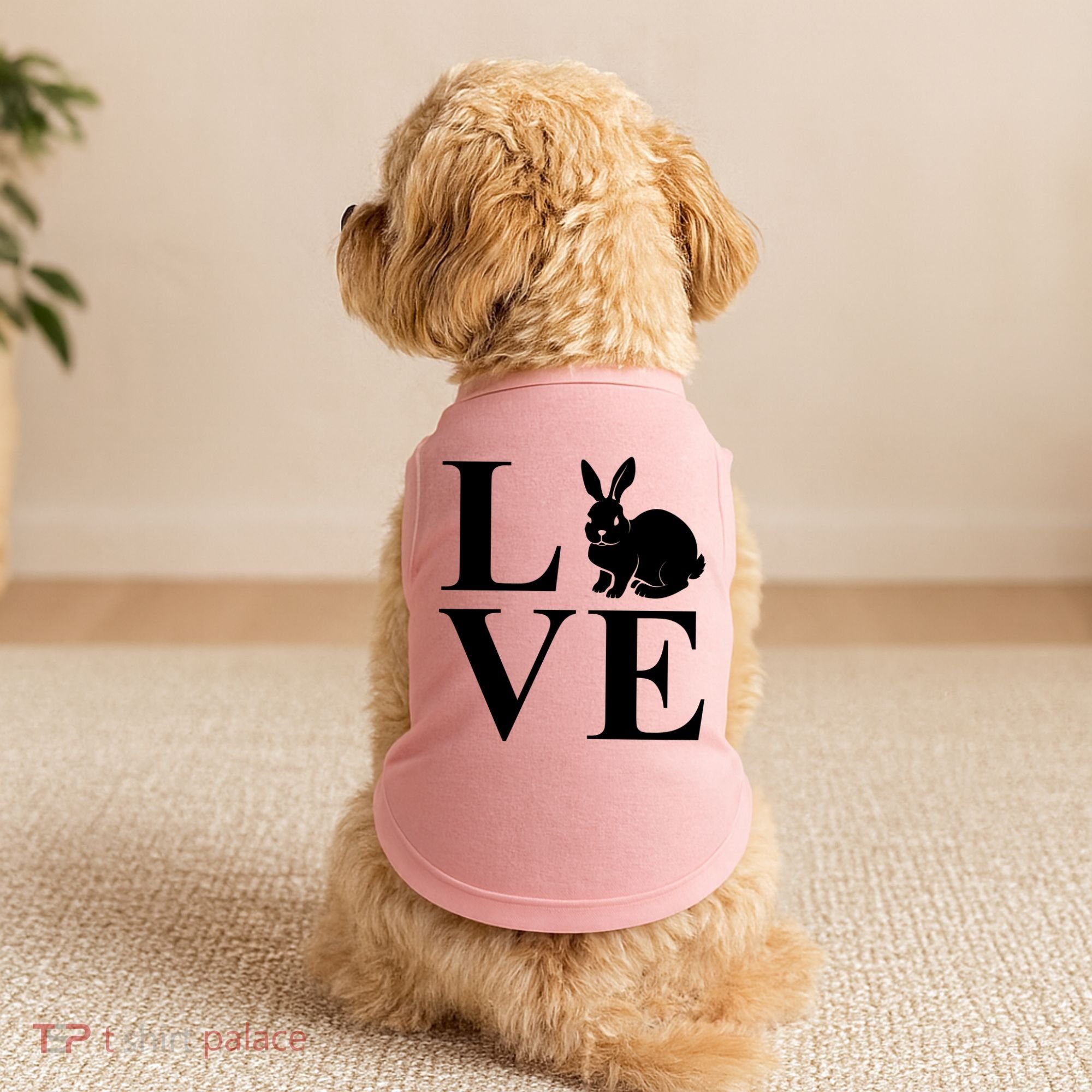 Love Easter Bunny Rabbit Doggie Tank