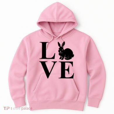 Love Easter Bunny Rabbit Hoodie
