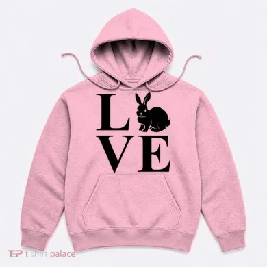 Love Easter Bunny Rabbit Hoodie