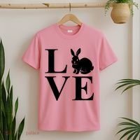 Love Easter Bunny Rabbit T-Shirt thumb 2