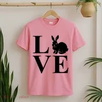 Love Easter Bunny Rabbit T-Shirt thumb 2