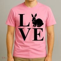 Love Easter Bunny Rabbit T-Shirt thumb 3
