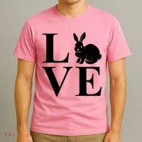 Love Easter Bunny Rabbit T-Shirt thumb 3