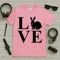 Love Easter Bunny Rabbit T-Shirt thumb 5