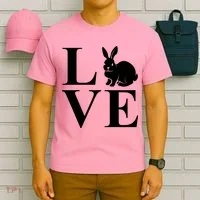 Love Easter Bunny Rabbit T-Shirt thumb 6