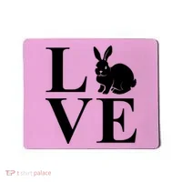 Love Easter Bunny Rabbit Mousepad thumb 0