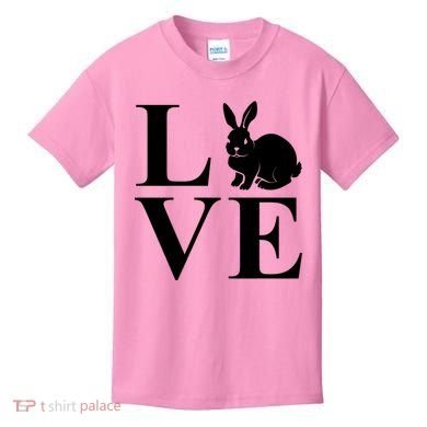 Love Easter Bunny Rabbit Kids T-Shirt