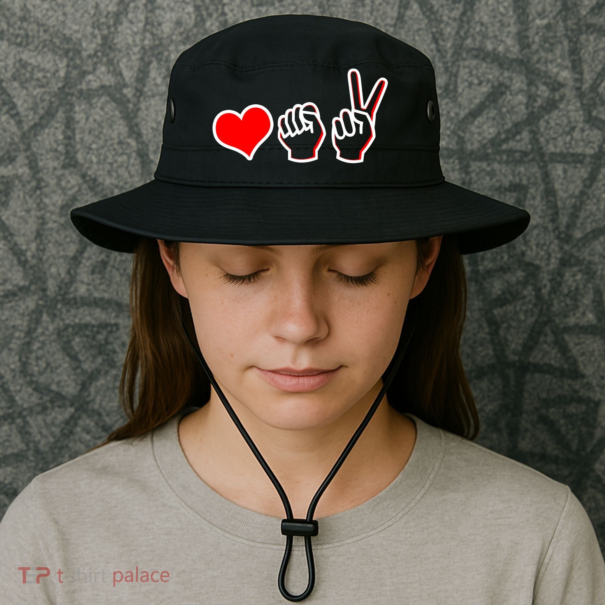 Love Fight Win Bucket Hat