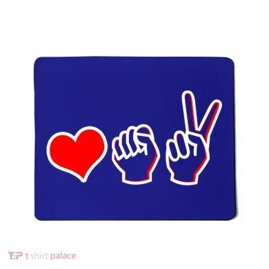 Love Fight Win Mousepad