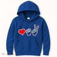 Love Fight Win Kids Hoodie thumb 0