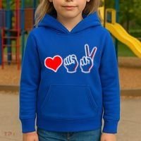 Love Fight Win Kids Hoodie thumb 3