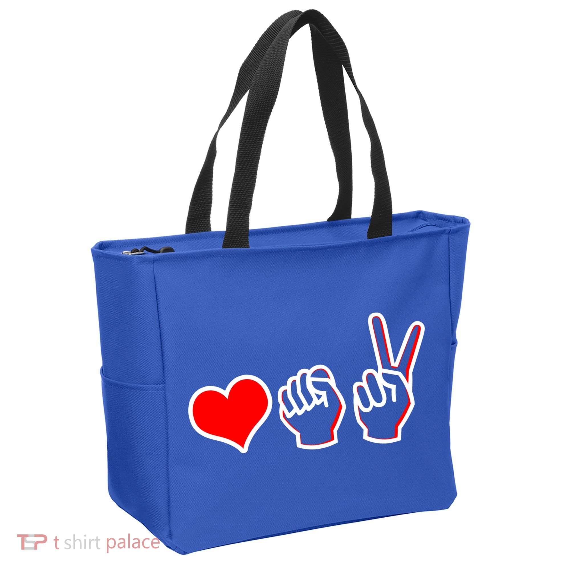 Love Fight Win Tote Bag