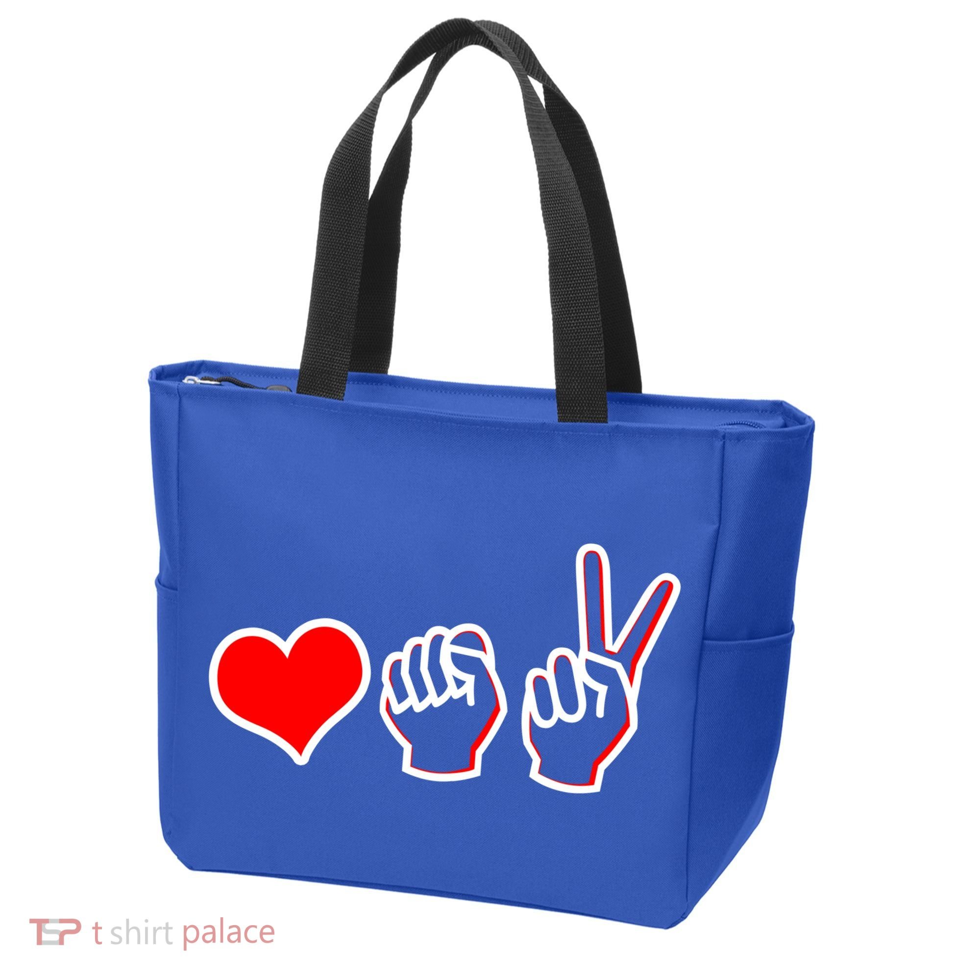 Love Fight Win Tote Bag