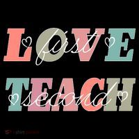 Love First Teach Second Apron thumb 3