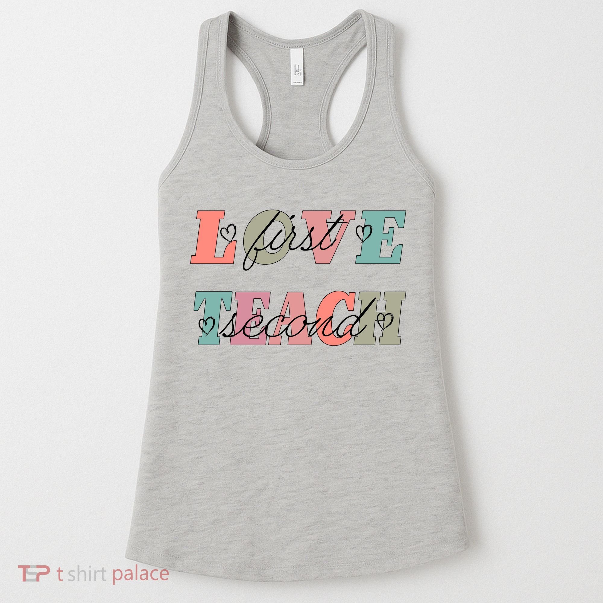 Love First Teach Second Women's Tank Top