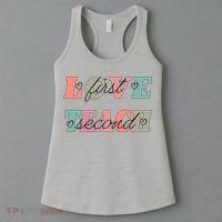 Love First Teach Second Women's Tank Top thumb 3