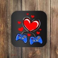 Love Gaming Video Games Funny Coaster thumb 0