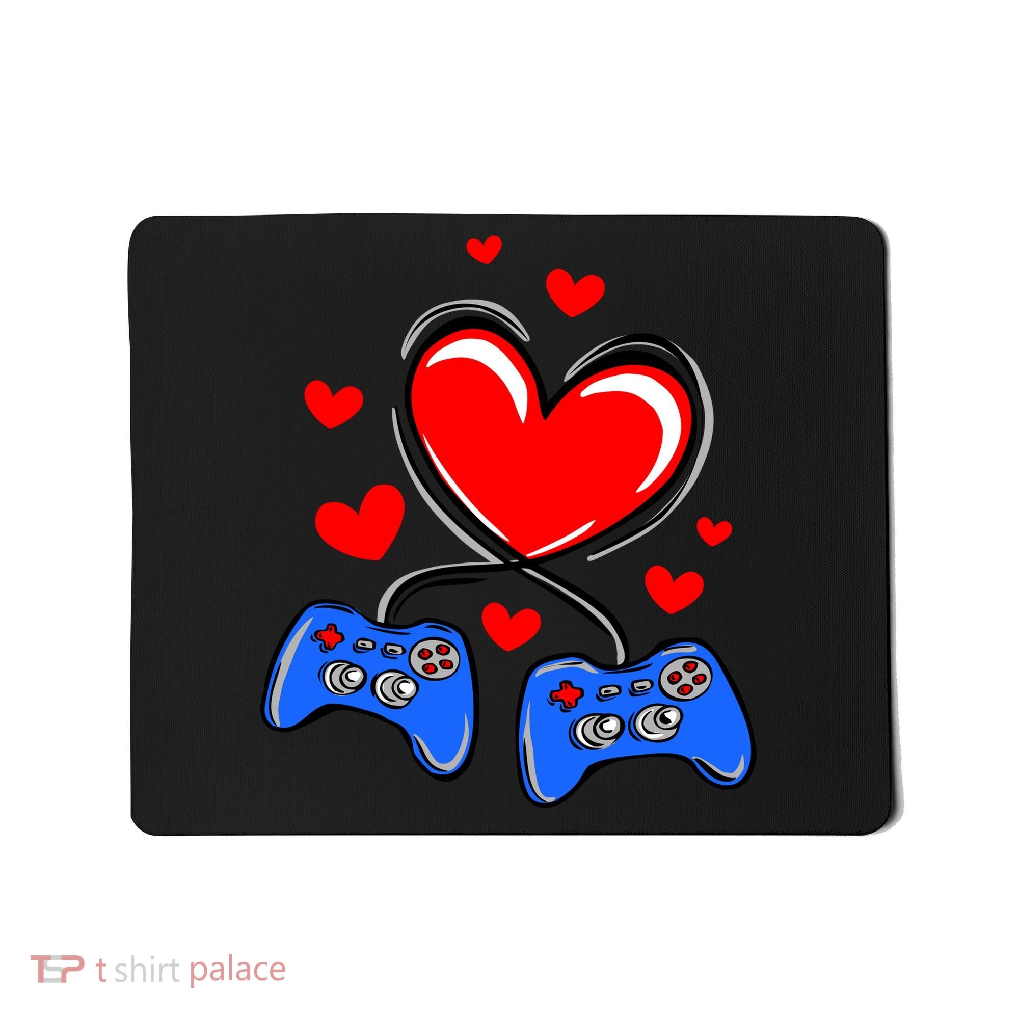 Love Gaming Video Games Funny Mousepad