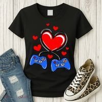 Love Gaming Video Games Funny Women's T-Shirt thumb 3