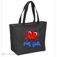 Love Gaming Video Games Funny Tote Bag thumb 2