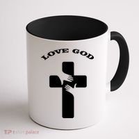 Love God Cross Coffee Mug thumb 1