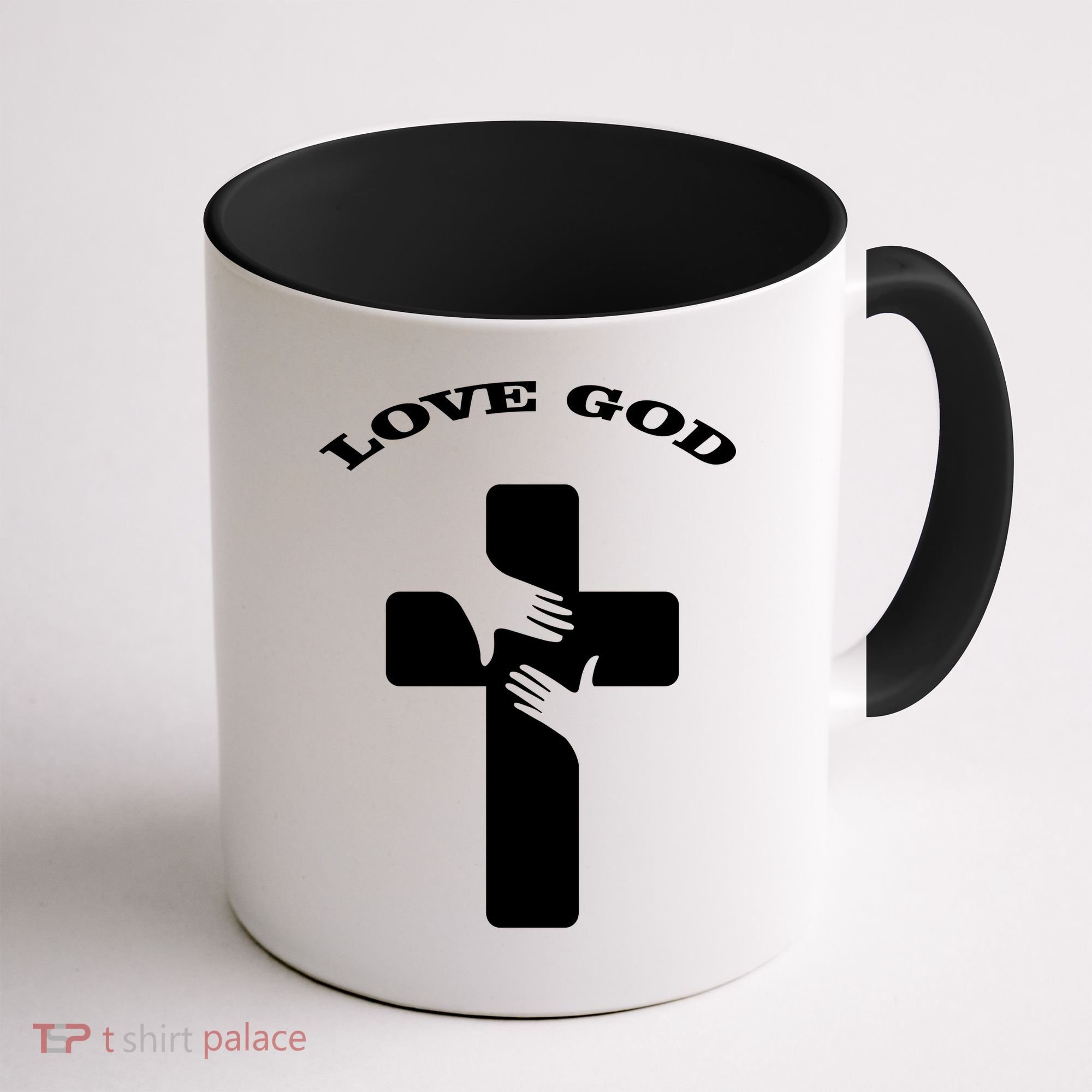 Love God Cross Coffee Mug