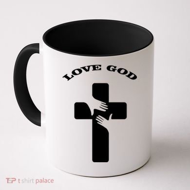 Love God Cross Coffee Mug