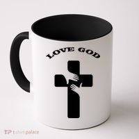 Love God Cross Coffee Mug thumb 0