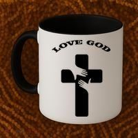 Love God Cross Coffee Mug thumb 2