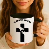 Love God Cross Coffee Mug thumb 3