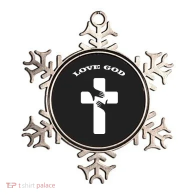 Love God Cross Ornament
