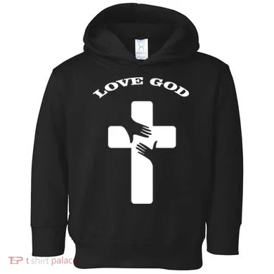 Love God Cross Toddler Hoodie