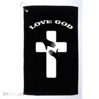 Love God Cross Golf Towel thumb 0