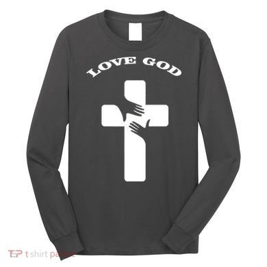 Love God Cross Long Sleeve Shirt