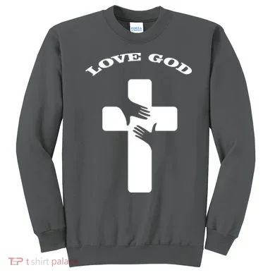 Love God Cross Sweatshirt
