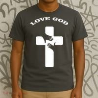Love God Cross T-Shirt thumb 3