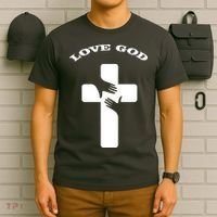 Love God Cross T-Shirt thumb 6