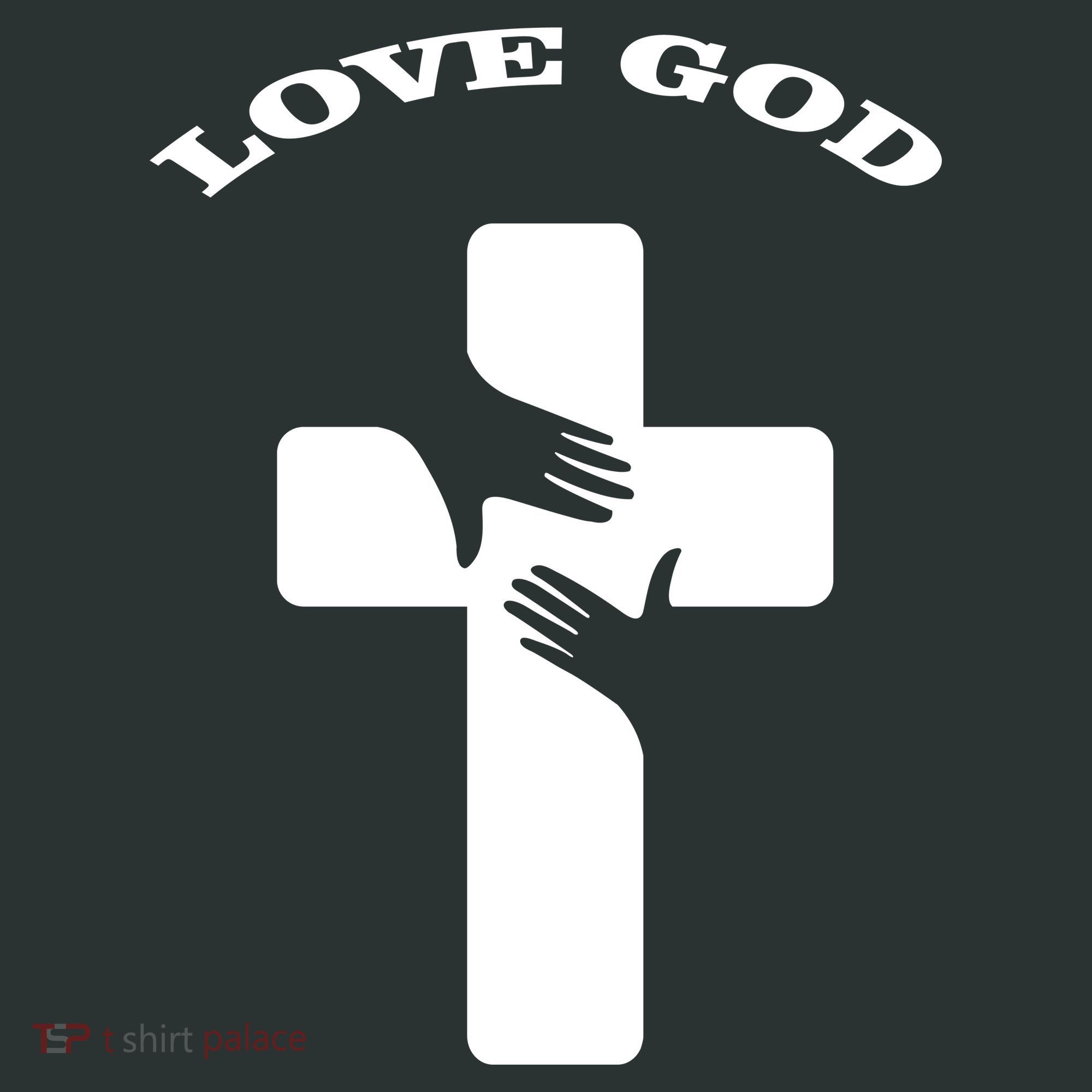 Love God Cross Coaster