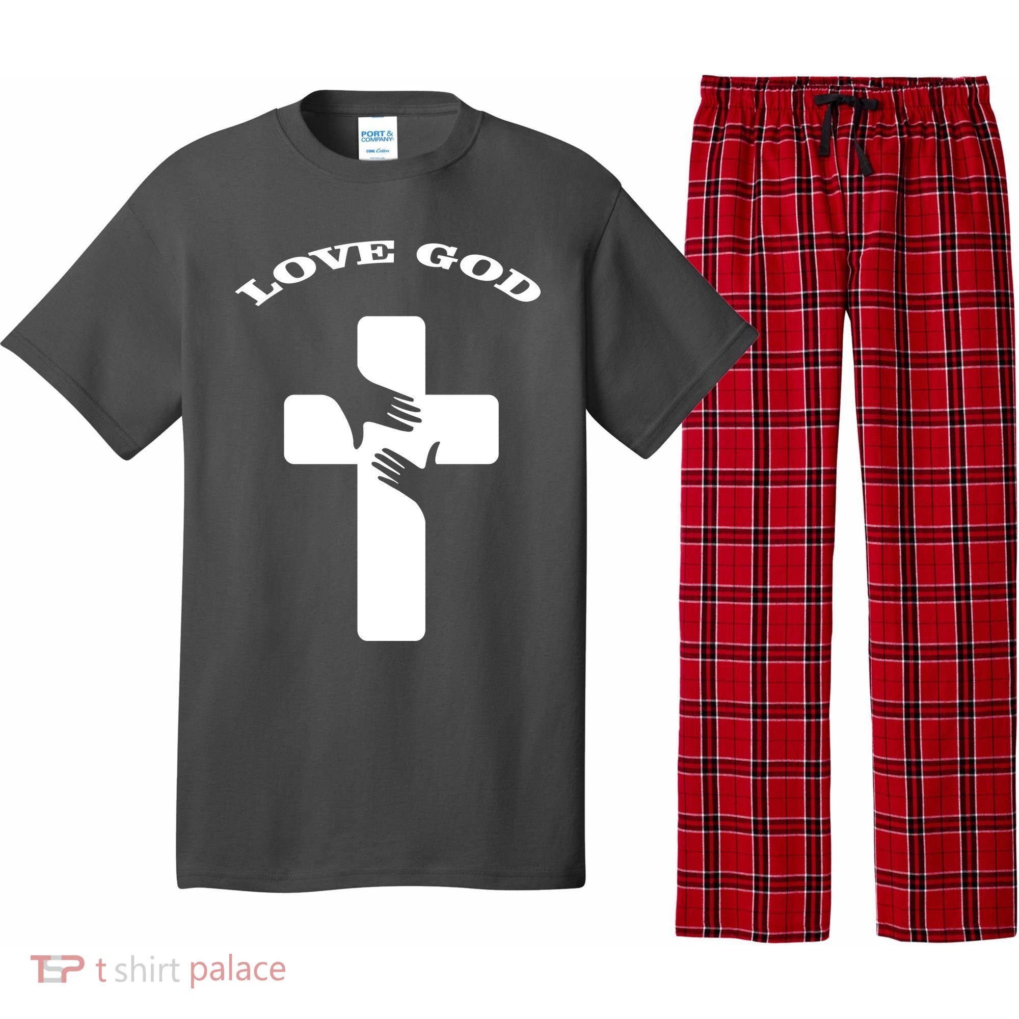Love God Cross Pajama Set