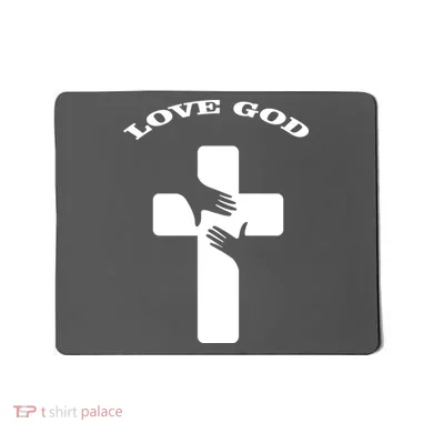 Love God Cross Mousepad