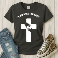 Love God Cross Women's T-Shirt thumb 3