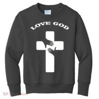 Love God Cross Kids Sweatshirt thumb 0