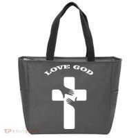 Love God Cross Tote Bag thumb 0