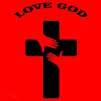 Love God Cross Santa Hat thumb 1