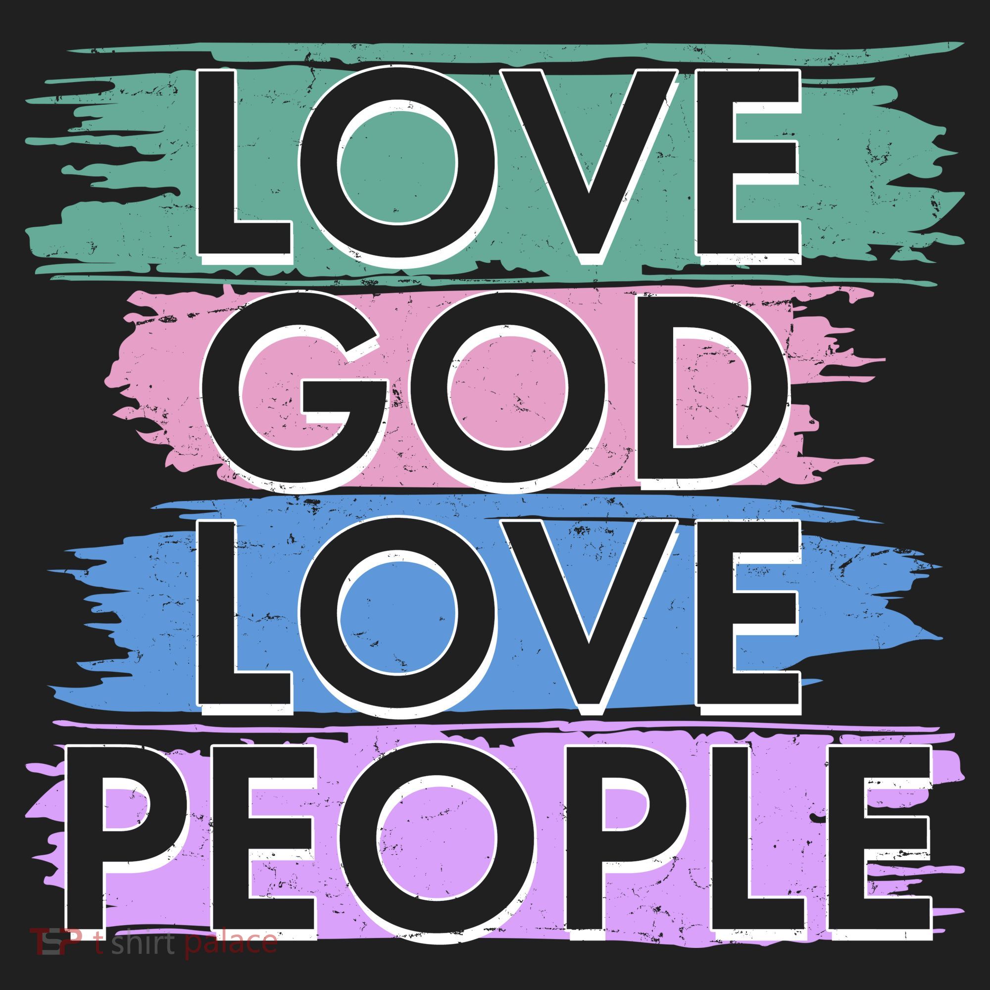 Love God Love People Religious Christian Faith Women's Sweatshirt