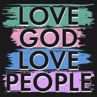 Love God Love People Religious Christian Faith T-Shirt thumb 7